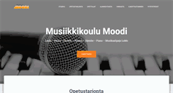 Desktop Screenshot of musiikkikoulumoodi.fi
