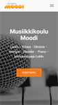 Mobile Screenshot of musiikkikoulumoodi.fi